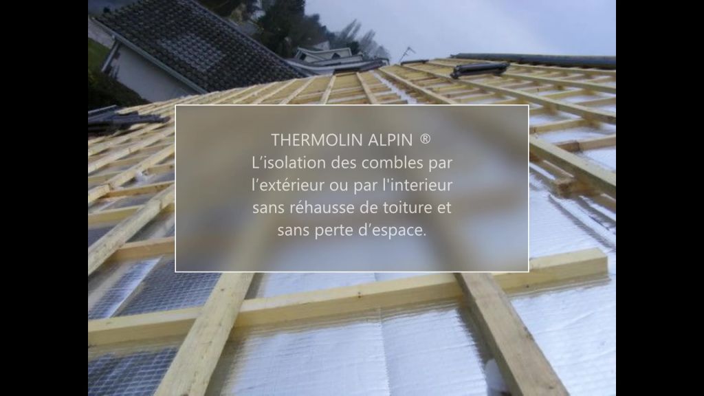 Thermolin Alpin - Isolant mince pour toiture